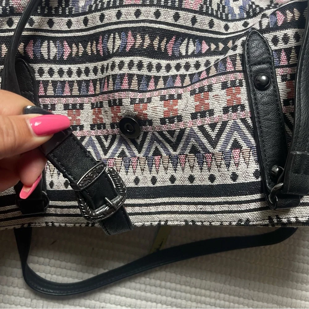 Jessica Simpson Travel/Tote Bag Boho Pattern